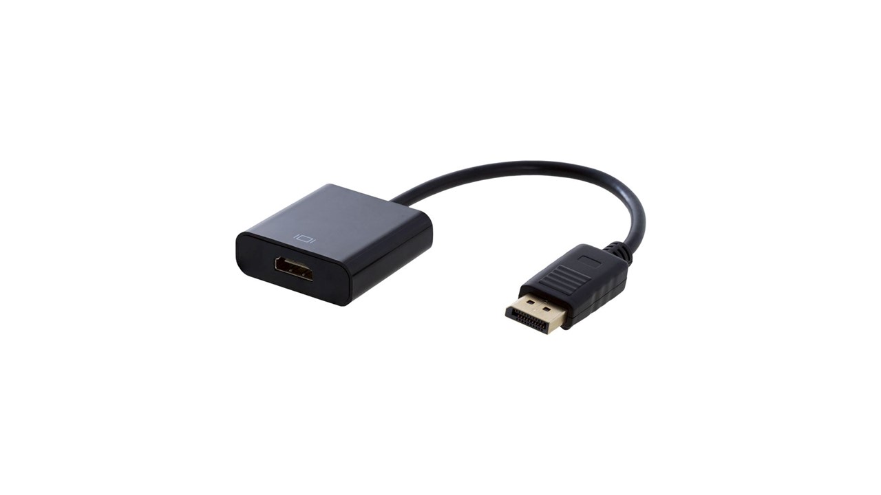 ADAPTADOR DISPLAYPORT MACHO A HDMI HEMBRA Argom Tech