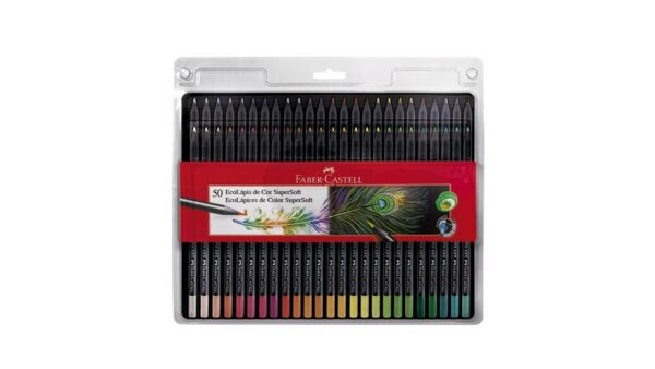 Faber-Castell 50 ecolápices de color suaves