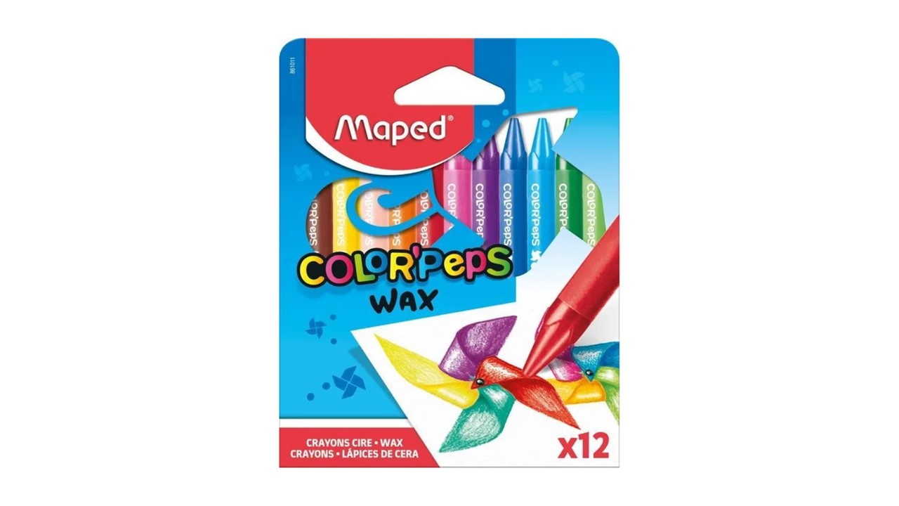 Crayones Maped wax 12unds
