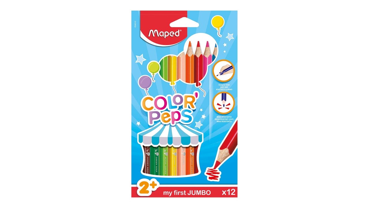 Lápices de color 2+ Maped 12unds