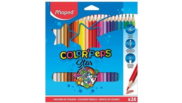 Set lápices de color star Maped 24unds