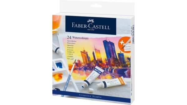 Acuarelas Faber-Castell 24unds CS