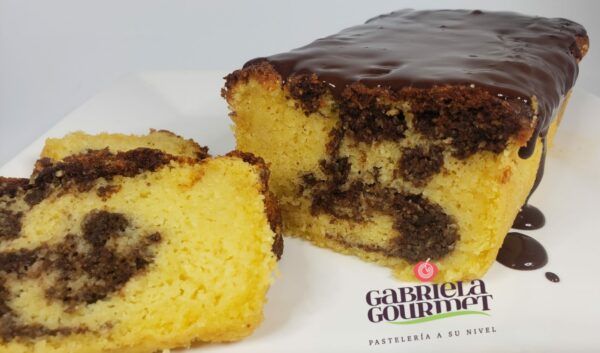 Queque de vainilla y chocolate KETO