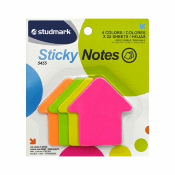 Notas Adhesivas Sticky / 4 colores / Varios diseños/ Studmark - Image 2