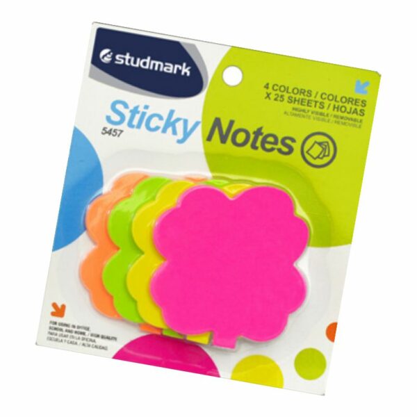Notas Adhesivas Sticky / 4 colores / Varios diseños/ Studmark - Image 4