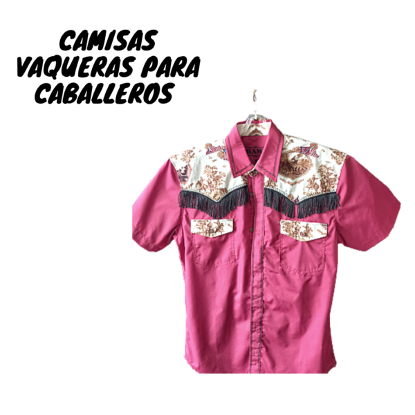 Camisa vaqueras para caballero. - Image 2