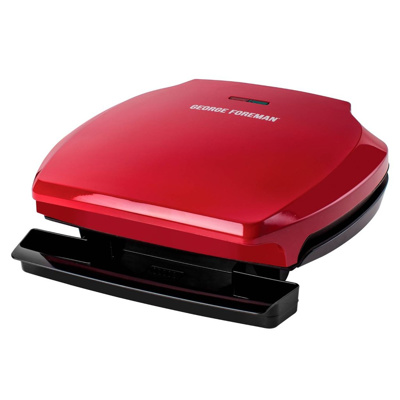 George foreman parrilla tipo grill 5 porciones roja