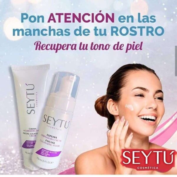 *Espuma Limpiadora* ✅ Remueve impurezas ✅ Enriquecido con Moringa y Aloe Vera. *Crema Aclaradora* ✅ Uva Ursi: Brinda aclarado de manchas. ✅ Acido Glicólico: Elimina células muertas y regenera la piel.