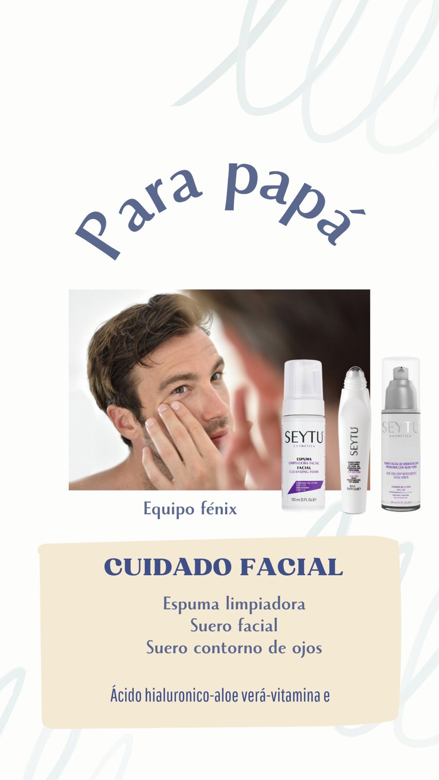 ESPUMA LIMPIADORA/SUERO CONTORNO DE OJOS/SUERO HIDRATACION PROFUNDA