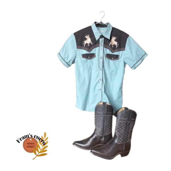 Combo!!! Camisa vaquera + Bota vaquera.
