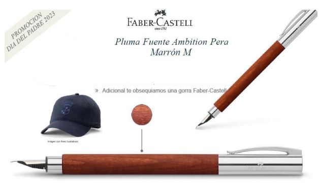 PLUMA FUNTE FC AMBITION PERA MARRON
