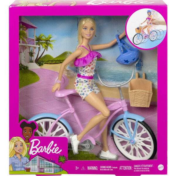 Barbie Muñeca Paseo En Bicicleta 3a+