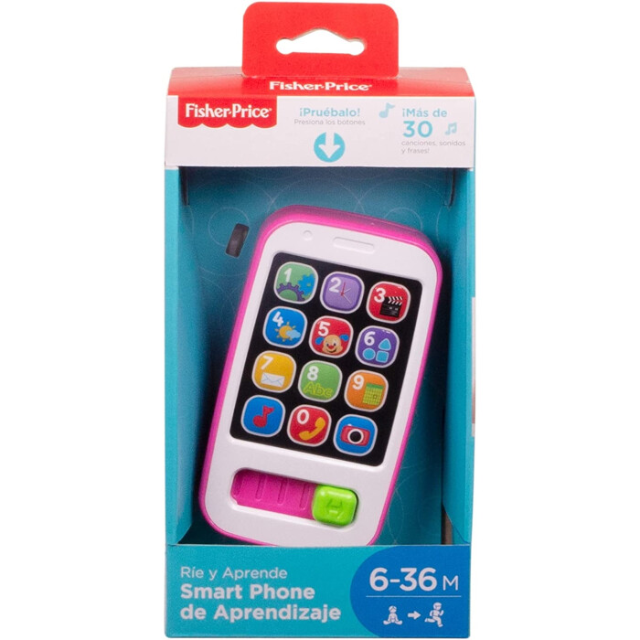 Ríe Y Aprende Smart Phone De Aprendizaje Rosado 6m+