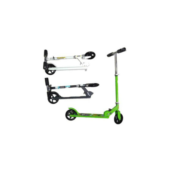 Scooter de Aluminio en Color Blanco,Verde y Negro 3a+Máx 75 Kg.