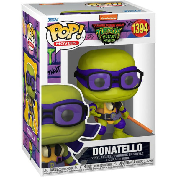 Figura Funko Pop! Movies Tortugas Ninja (1394) Donatello 3a+