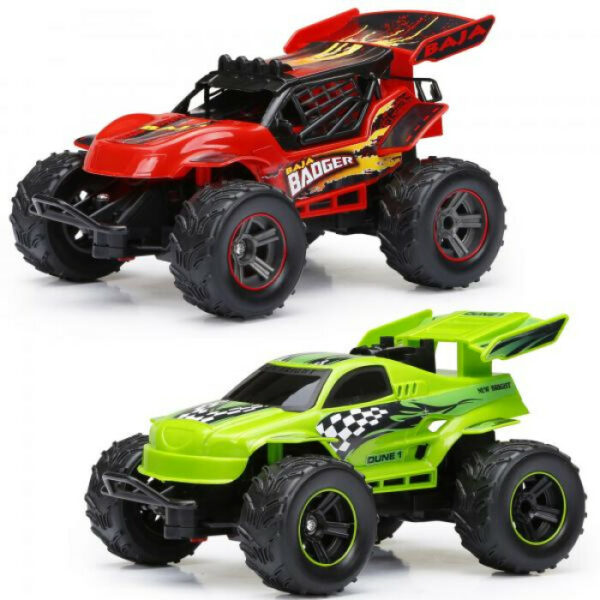Carro R/C Buggy Baja Badger (Rojo-Verde) 3a+