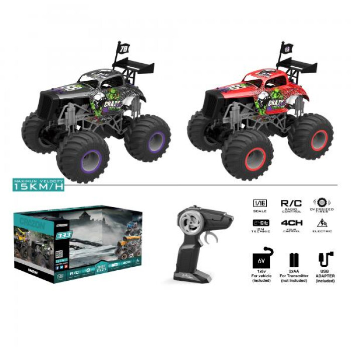 Carro R/C Crazon 333 Spirit Beast Skeleton 3a+