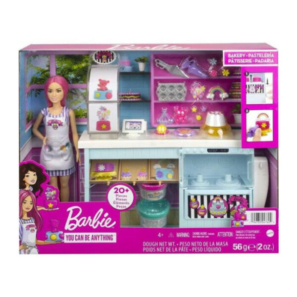 Muñeca Barbie Pastelería 20pzs+ 3a+