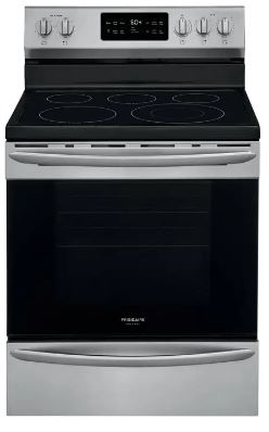 Frigidaire cocina eléctrica 30 vitrocerámica 5 quemadores