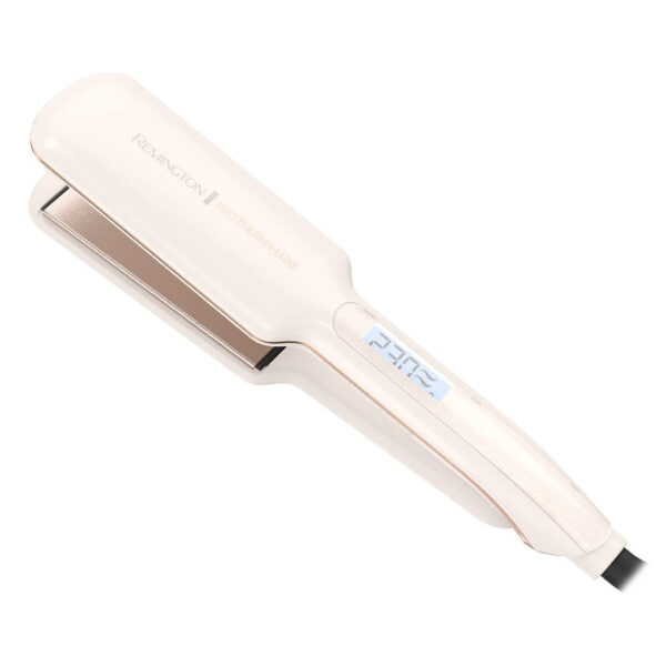 Remington plancha de cabello temperatura inteligente protermalux ancha S9120