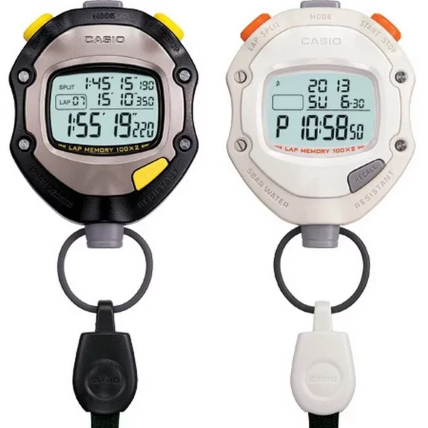 CRONÓMETRO DIGITAL CASIO HS-70W 100X2 LAP MEM