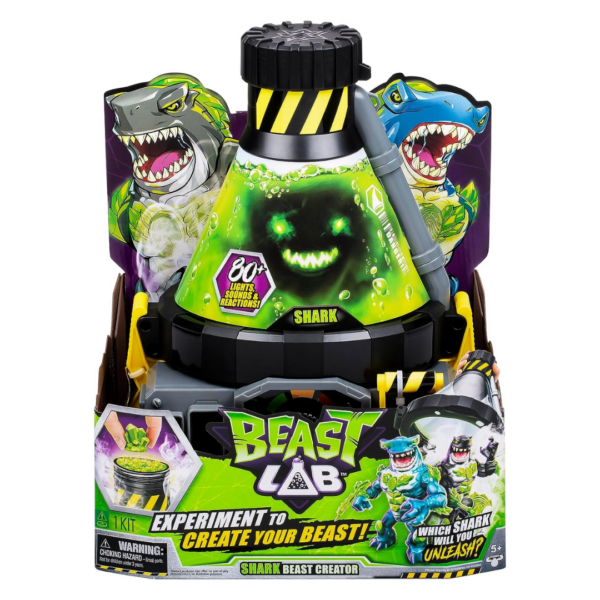 BEAST LAB – CREADOR DE BESTIAS TIBURONES + 80 LUCES, REACCIONES & SONIDOS