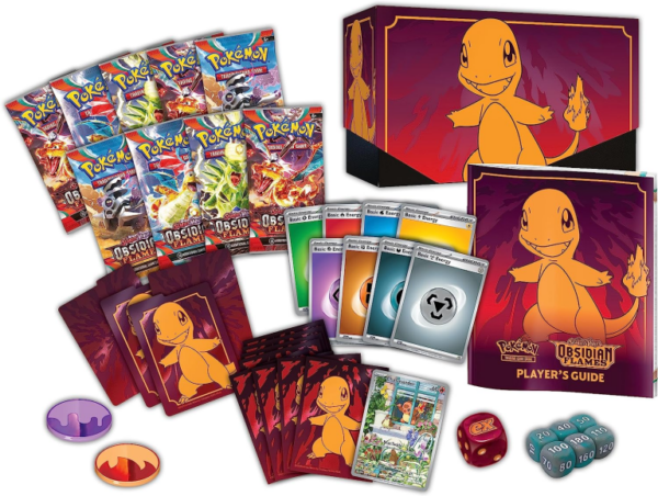 POKÉMON – ESCARLATA & PÚRPURA LLAMAS OBSIDIANAS CAJA DE ENTRENADOR ÉLITE - Image 2