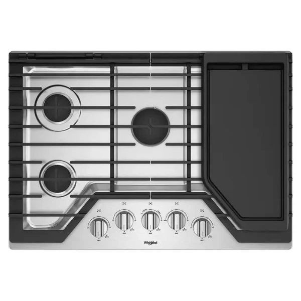 Plantilla de Gas Whirlpool Whirlpool 30" Gris