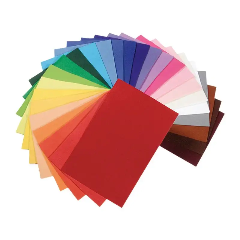 Fieltro 100% Lana Pesada - 54 hojas - 27 colores surtidos