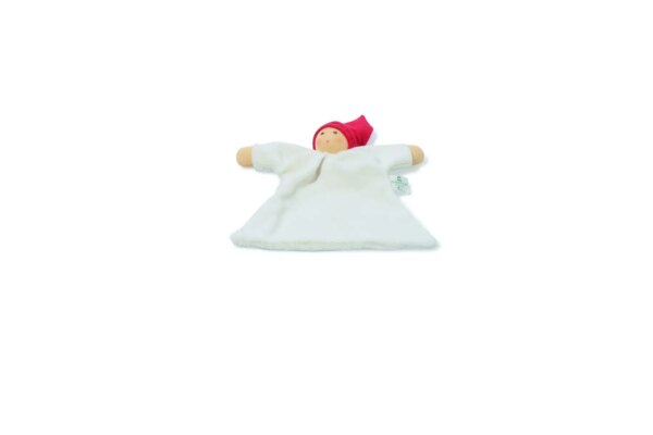 Nanchen Nuckel 8.26" - Blanco con sombrero rojo