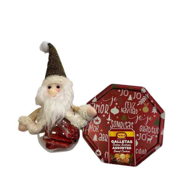 Combo Tutto Muñecos Mini Tutto 72g + Lata Octogonal Navideña galletas surtidas 260g - Image 3