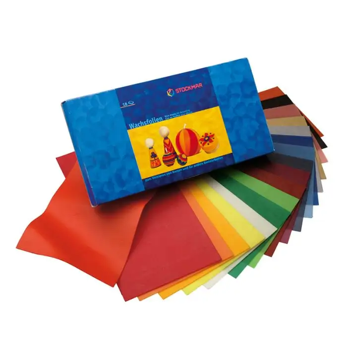 Caja grande de cera decorativa Stockmar - 18 colores surtidos