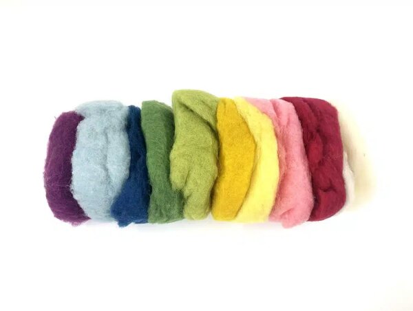 Filges Lana de cuento de hadas teñida con plantas - 100 g - 10 colores surtidos - Image 3