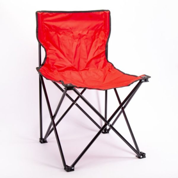 Silla tela playa45x45x70cm rojo