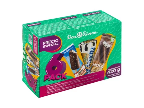 Helado Dos Pinos Pack Surtido Paleta - 430gr