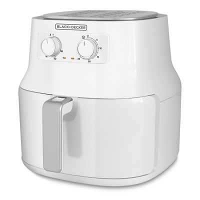 Black + Decker freidora de aire 4lts blanca HF4004W