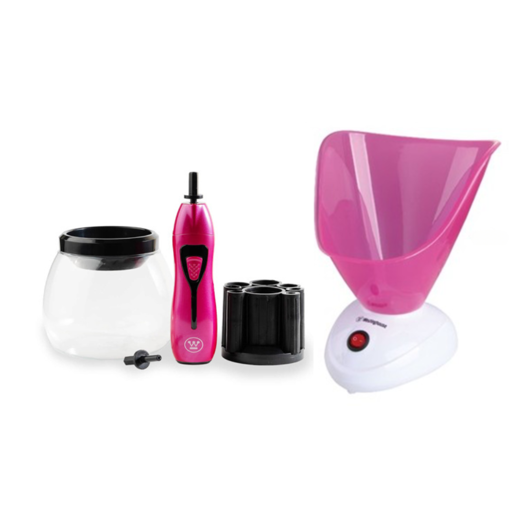 Combo limpiador de brochas + Vaporizador facial