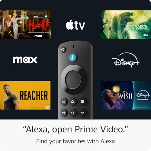 Amazon Fire TV Stick HD (modelo más reciente), TV en vivo gratuita, Control remoto por voz Alexa, controles de Smart Home, streaming en HD