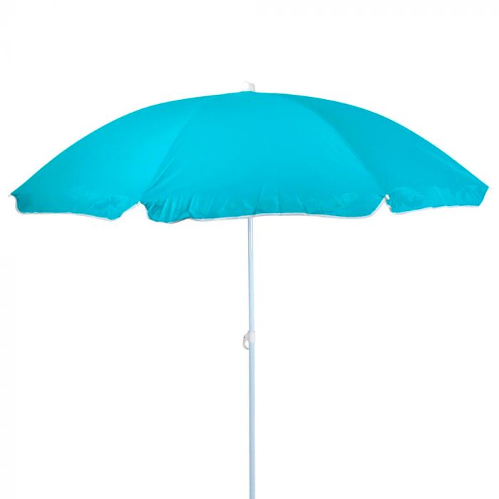 Sombrilla playa 180cm celeste