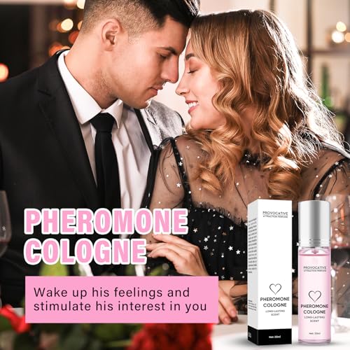 SCOBUTY Perfumes de feromonas para mujeres, perfume de feromonas de larga duración para atraer a los hombres con aceite roll-on de 0.7 fl oz, perfume único de viaje de colonia