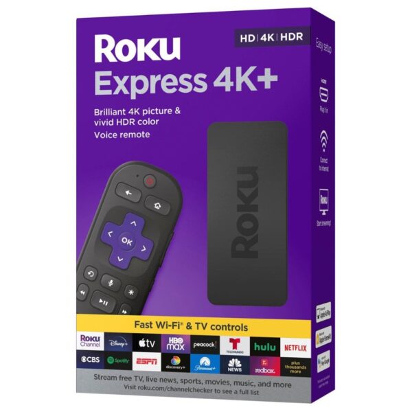 Dispositivo Streaming Roku Express 4K+ 3941R2 AST