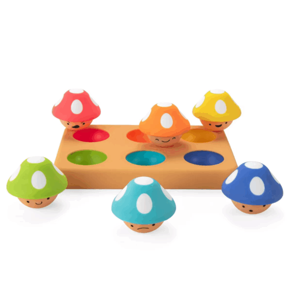SASSY – Juego Match Apilable de Setas Multicolor