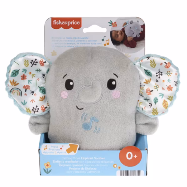 FISHER PRICE – Elefante Arrullador Vibraciones Relajantes