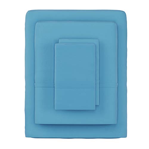Juego de sábanas Lavish Home 1200, Azul, gemelo