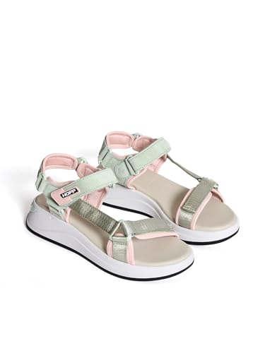 HOFF - Sandalias Planas Barrow Mujer Verde, Verde, 9