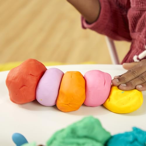 Play-Doh Compuesto de modelado, paquete de 10 unidades de varios colores, no tóxico, surtido, 2 oz. Envases, multicolor, a partir de 2 años (exclusivo de Amazon)
