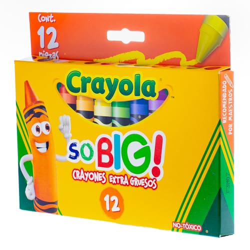 CRAYOLA Crayon Extra Jumbo So Big, paquete de 12