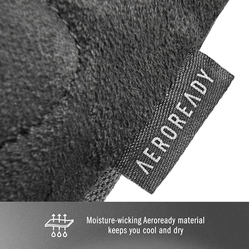 adidas Essential - Guantes ajustables unisex sin dedos, guantes acolchados para levantamiento de pesas, con correas ajustables para la muñeca para un ajuste seguro y a la medida, blanco, talla S