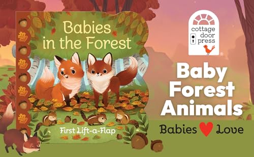 Babies in the Forest- A Lift-a-Flap Board Book for Babies and Toddlers, Ages 1-4