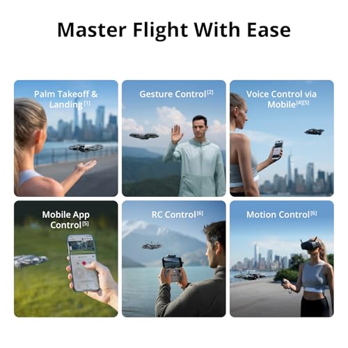 DJI Neo 2 Combo Fly More con control remoto RC-N3, transmisión estable con transceptor digital, dron 4K para principiantes, 3 baterías
